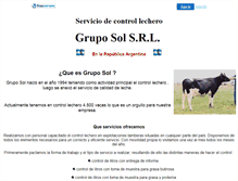 Tablet Screenshot of gruposol-srl.com.ar